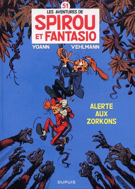  Spirou et Fantasio T51 : Alerte aux zorkons (0), bd chez Dupuis de Vehlmann, Blanchard, Yoann, Hubert
