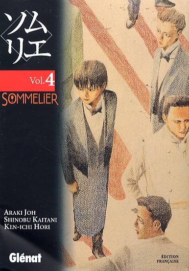  Sommelier T4, manga chez Glénat de Hori, Araki, Kaitani