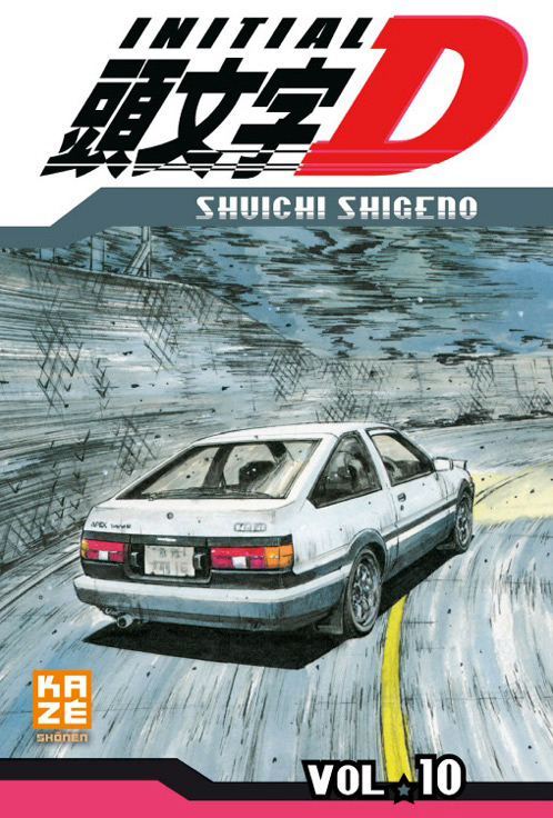  Initial D T10, manga chez Kazé manga de Shigeno