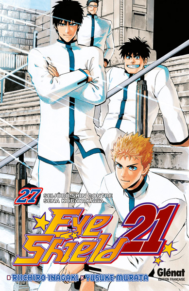  Eye Shield 21 T27 : Seijûro Shin contre Sena Kobayakawa (0), manga chez Glénat de Inagaki, Murata