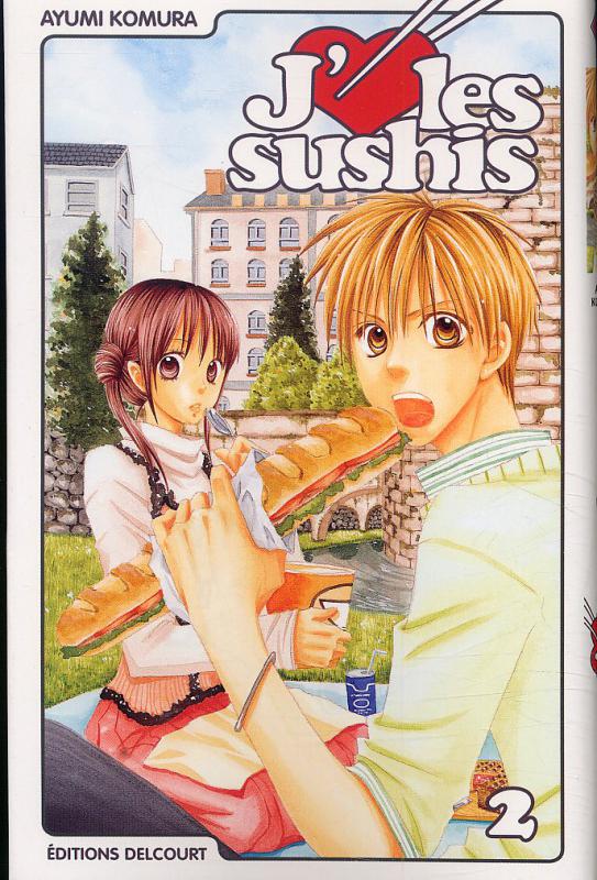  J'aime les sushis T2, manga chez Delcourt de Komura