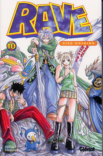  Rave T10, manga chez Glénat de Mashima