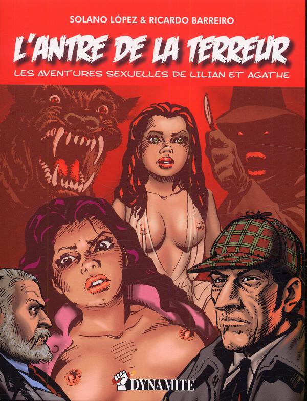 L'Antre de la terreur, comics chez Dynamite de Barreiro, Lopez