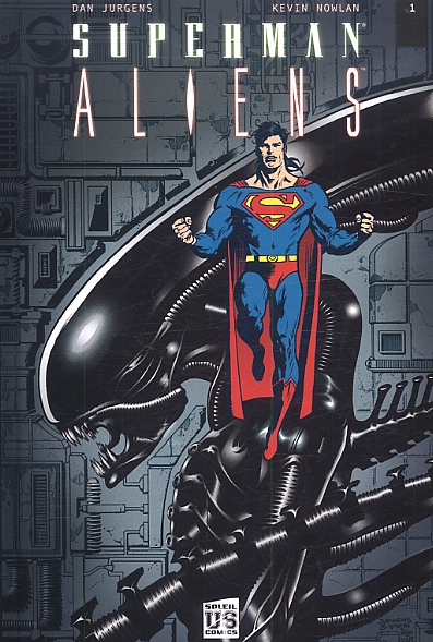  Superman vs Aliens T1, comics chez Soleil de Jurgens, Nowlan, Wright, Android Images