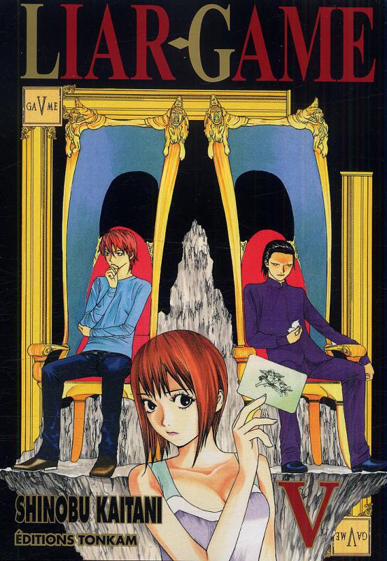  Liar game T5, manga chez Tonkam de Kaitani