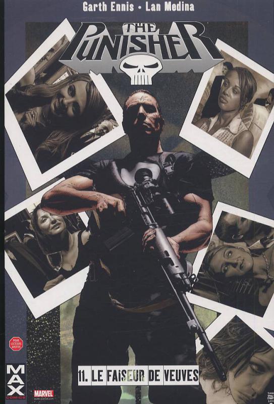 The Punisher – Max Comics, T11 : Le faiseur de veuves (0), comics chez Panini Comics de Ennis, Medina, Trevino, Bradstreet