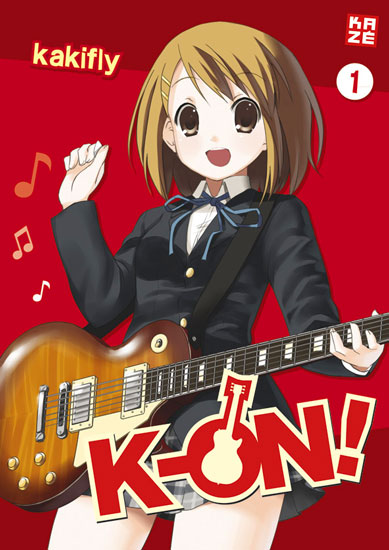  K-ON T1, manga chez Kazé manga de Kakifly