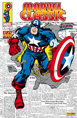  Marvel Classic – V 1, T3 : Captain America (0), comics chez Panini Comics de Simon, Lee, Kirby, Jim Steranko ou Steranko