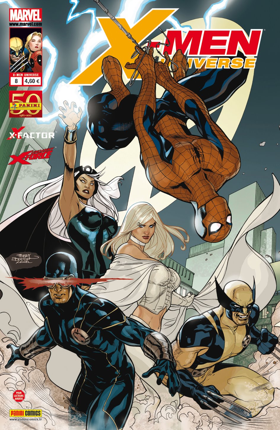  X-Men Universe – Revue V 1, T8 : Servir et protéger (0), comics chez Panini Comics de Remender, David, Gischler, Opeña, Lupacchino, Bachalo, Milla, White, Dodson