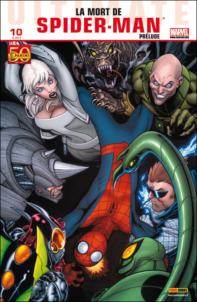  Ultimate Spider-Man (kiosque V2) T10 : La mort de Spider-Man - Prélude (0), comics chez Panini Comics de Bendis, Lafuente, Tadeo, Pichelli, Medina, Casagrande, Ponsor, McGuinness