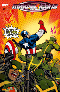  Marvel Icons - Hors série T2 : Captain America : Super patriote (0), comics chez Panini Comics de Kirkman, Eaton, Schwager, Johnson