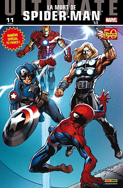  Ultimate Spider-Man (kiosque V2) T11 : La mort de Spider-Man (1/2) (0), comics chez Panini Comics de Bendis, Samnee, Bagley, Ponsor