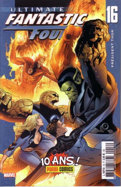  Ultimate Fantastic Four T16 : Président Thor (0), comics chez Panini Comics de Millar, Land, Ponsor