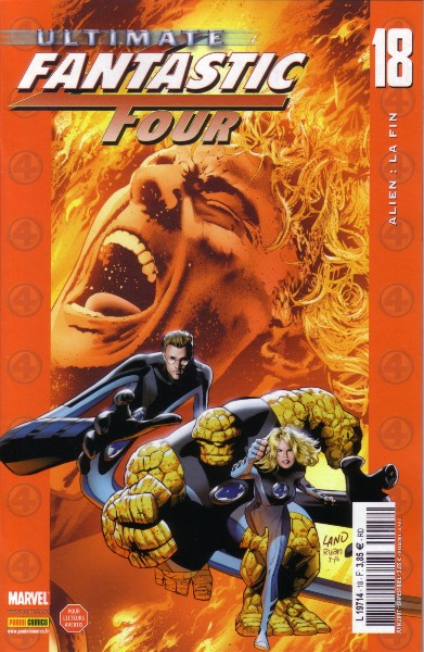  Ultimate Fantastic Four T18 : Alien : la fin (0), comics chez Panini Comics de Millar, Breitweiser, Land, Ponsor