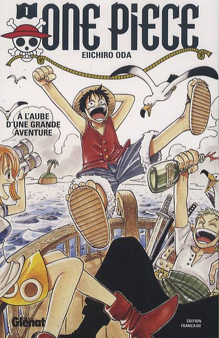  One Piece T1 : A l'aube d'une grande aventure (0), manga chez Glénat de Oda