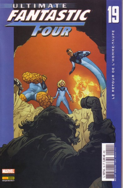  Ultimate Fantastic Four T19 : Le retour de l'Homme Taupe (0), comics chez Panini Comics de Carey, Irving, Immonen, Mounts