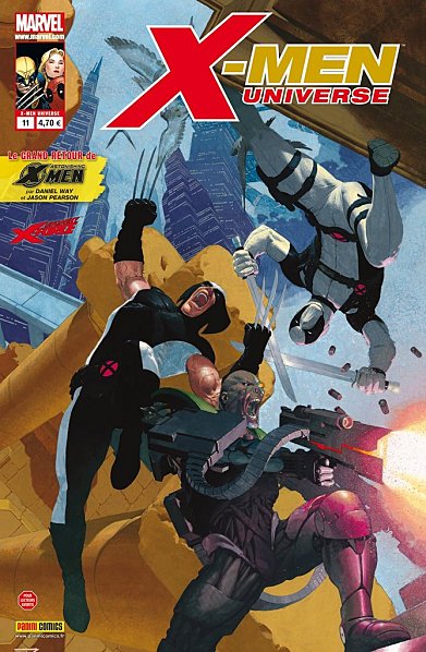  X-Men Universe – Revue V 1, T11 : Nation Deathlok (0), comics chez Panini Comics de Remender, Way, Gischler, Pearson, Ribic, Barrionuevo, Story, Wilson, Lacombe, Oback, Beredo