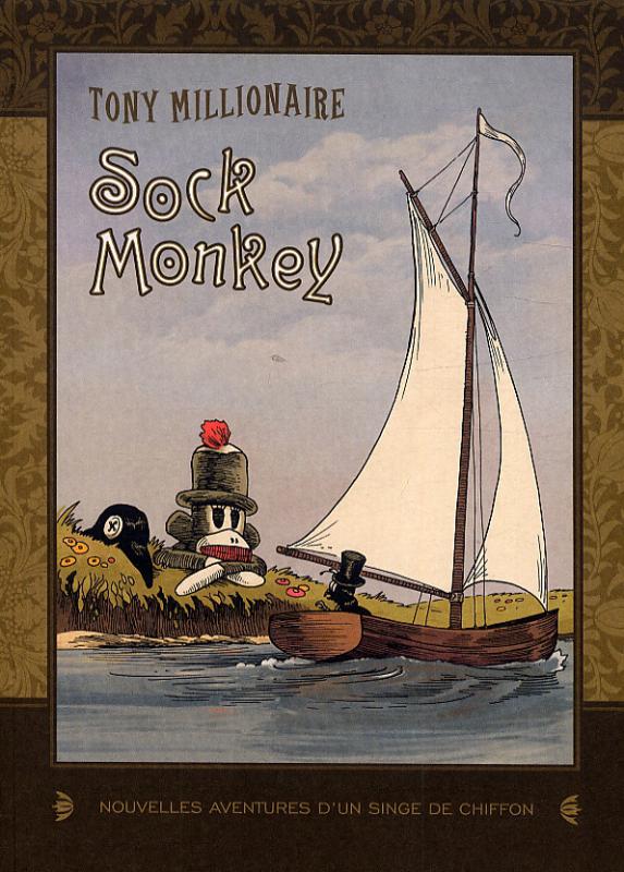 Sock Monkey, nouvelles aventures d'un singe de chiffon, comics chez Rackham de Tony Millionaire