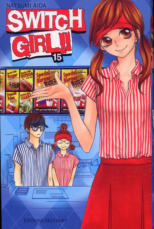  Switch girl  T15, manga chez Delcourt de Aida