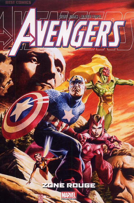  Avengers - Best comics T2 : Zone Rouge (0), comics chez Panini Comics de Johns, Reis, Coipel, Lanning, Sotomayor, Jones