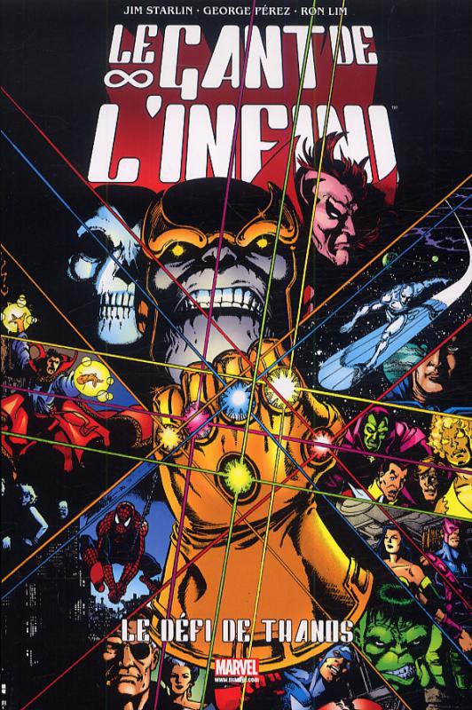 Le Gant de l'Infini : Le défi de Thanos (0), comics chez Panini Comics de Starlin, Perez, Lim, Laughlin, Scheele, Stain