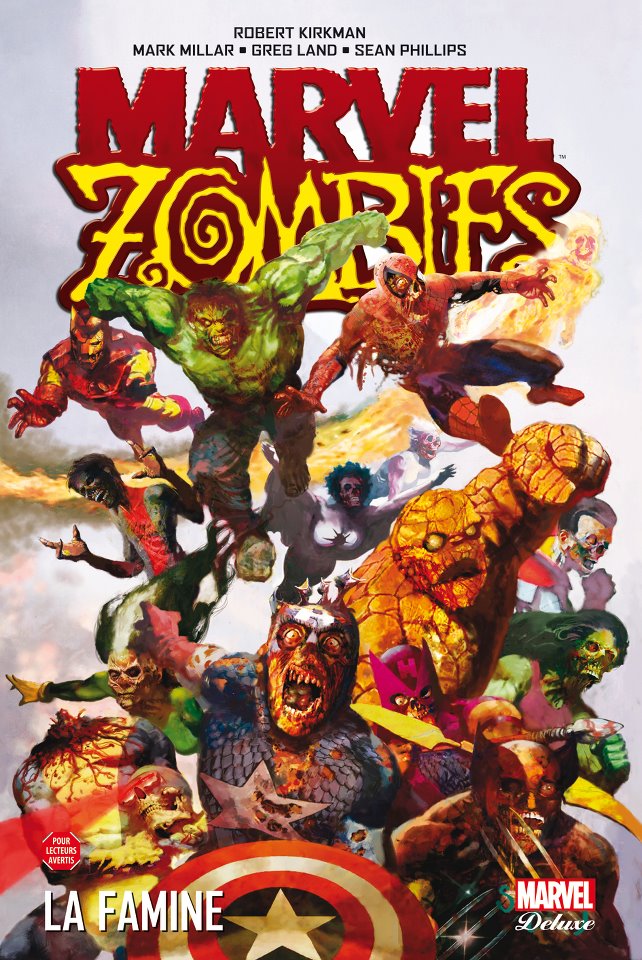  Marvel Zombies T1 : La famine (0), comics chez Panini Comics de Kirkman, Millar, Phillips, Land, Chung, Ponsor, Suydam