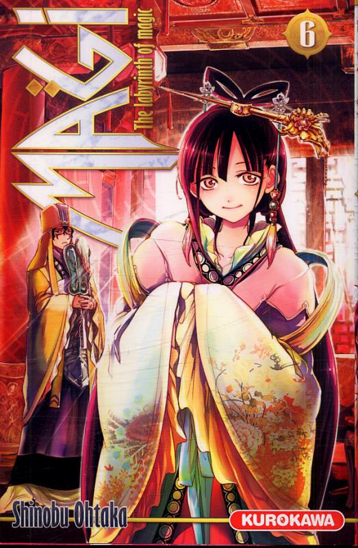  Magi, the labyrinth of magic  T6, manga chez Kurokawa de Ohtaka