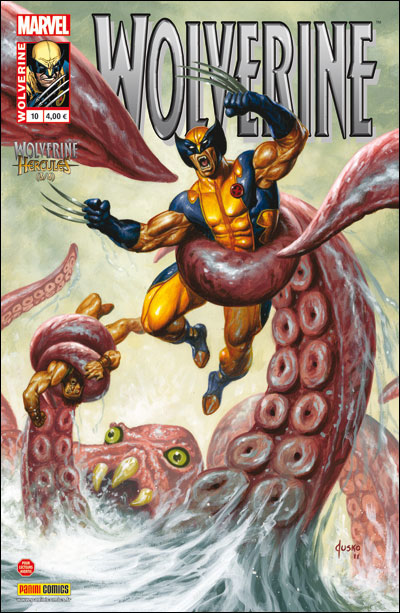  Wolverine (revue) – Revue V 2, T10 : Mythes, Monstres & Mutants (3/4) (0), comics chez Panini Comics de Aaron, Tieri, Santacruz, Guedes, Wilson, Baumann, Jusko