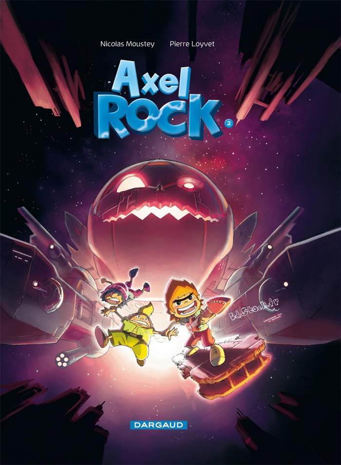  Axel Rock T2 : Mission astérovore (0), bd chez Dargaud de Moustey, Loyvet
