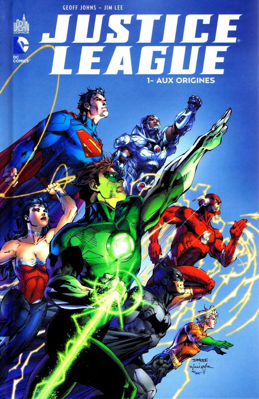  Justice League – New 52, T1 : Aux origines (0), comics chez Urban Comics de Johns, Lee, Aviña, Hi-fi colour, Sinclair, Eltaeb
