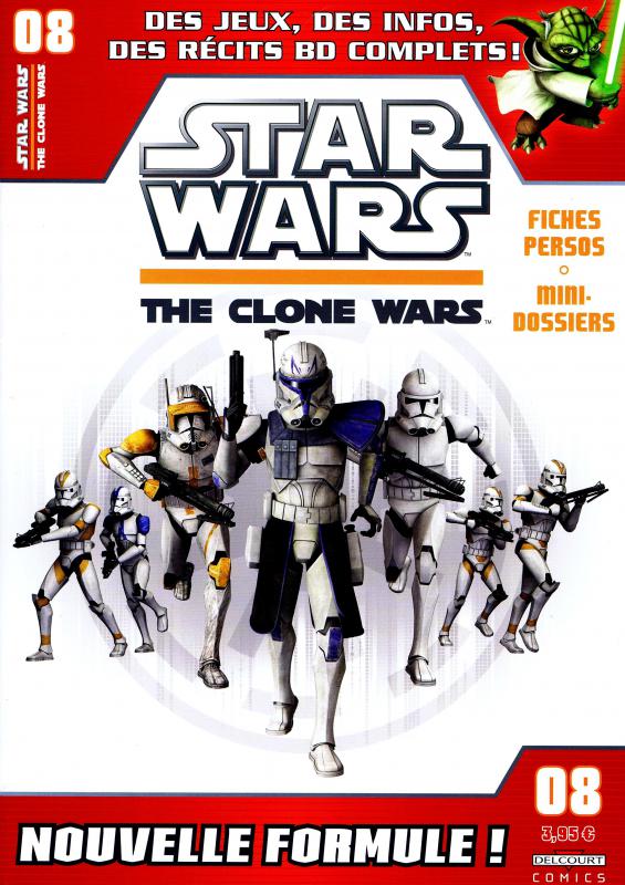  Star Wars (revue) – The clone wars, T8, comics chez Delcourt de Barr, Hoskin, Roberts, Ponce, Digikore studio