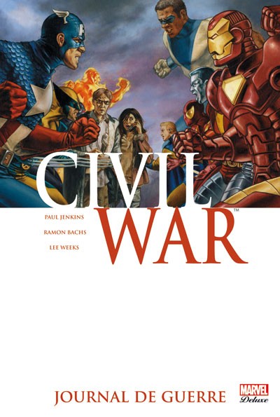  Civil War T4 : Journal de guerre (0), comics chez Panini Comics de Jenkins, Lieber, Weeks, Fernandez, Bachs, Martin, Molinar, SotoColor, Brown, Chung, Kobayashi