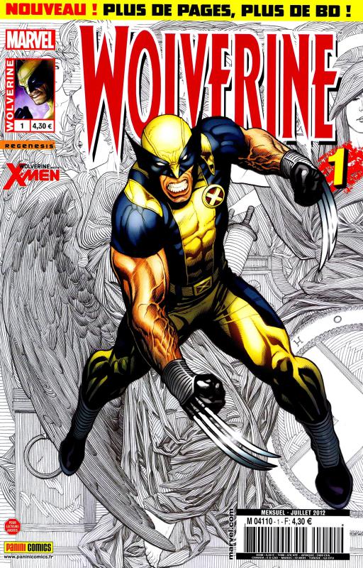  Wolverine (revue) – Revue V 3, T1 : V3 - Rayon d'espoir (0), comics chez Panini Comics de Aaron, Hernandez, Bachalo, Ross, Guru efx, Cho
