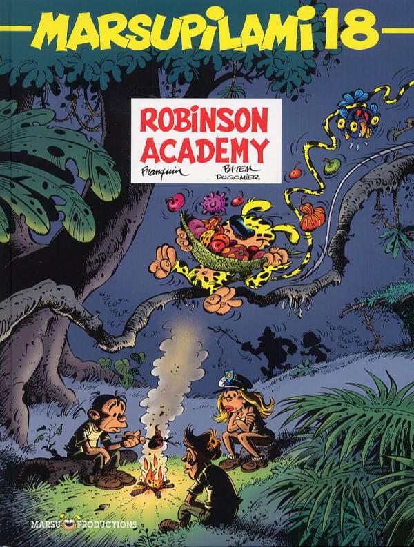  Marsupilami T18 : Robinson Academy (0), bd chez Marsu Productions de Dugomier, Batem, Cerise
