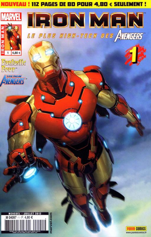  Iron Man (revue) – V 1, T1 : Démon (0), comics chez Panini Comics de Fraction, Hickman, Bendis, Deodato Jr, Di Giandomenico, Larroca, d' Armata, Mounts, Troy
