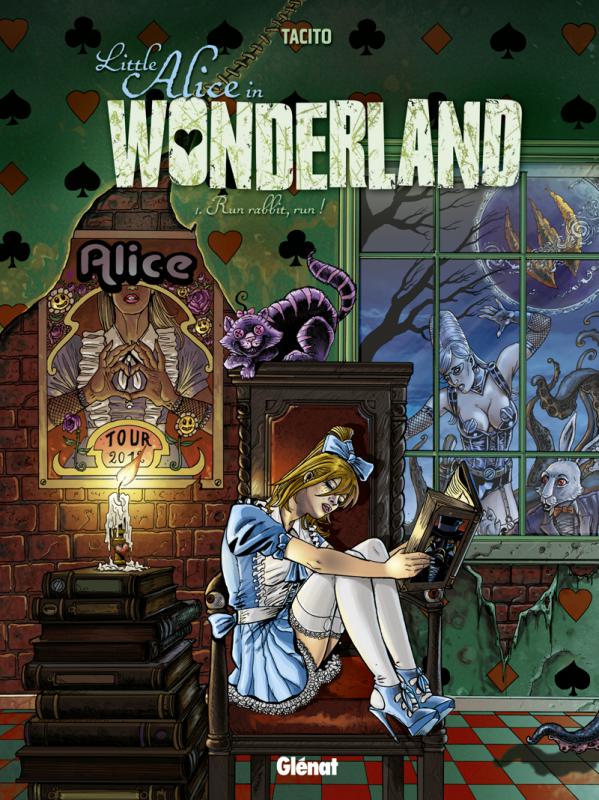  Little Alice in Wonderland T1 : Run, rabbit, run ! (0), bd chez Glénat de Tacito, Lecocq