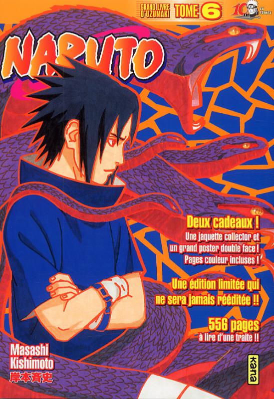  Naruto version collector T6, manga chez Kana de Kishimoto