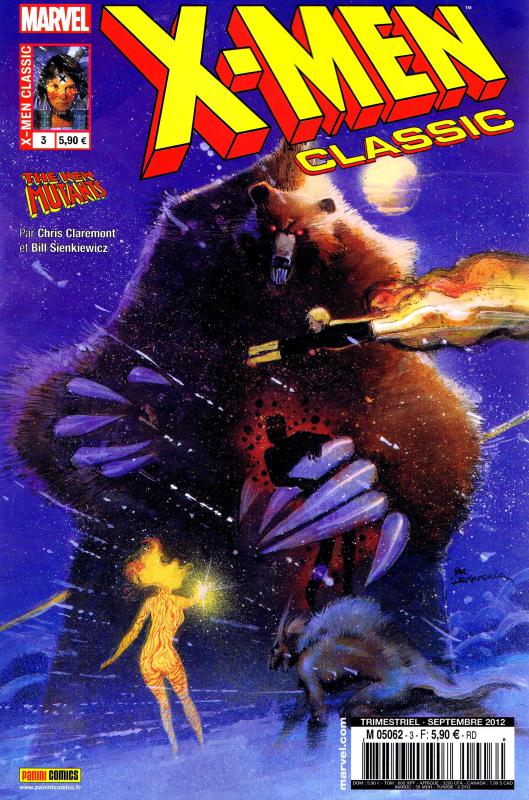  X-Men (revue) – Classic, T3 : L'ours démon (0), comics chez Panini Comics de Claremont, Sienkiewicz, Wein