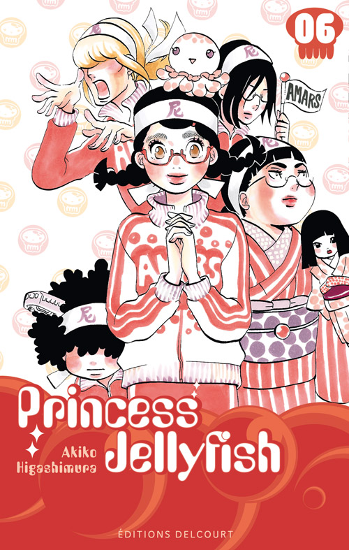  Princess jellyfish T6, manga chez Delcourt de Higashimura