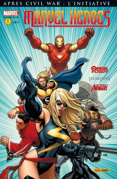  Marvel Heroes – Revue V 2, T1 : Alpha et Oméga (0), comics chez Panini Comics de Oeming, Slott, Bendis, Reed, Cheung, Cho, Caselli, Kolins, Rudoni, Reber, Keith, Morales