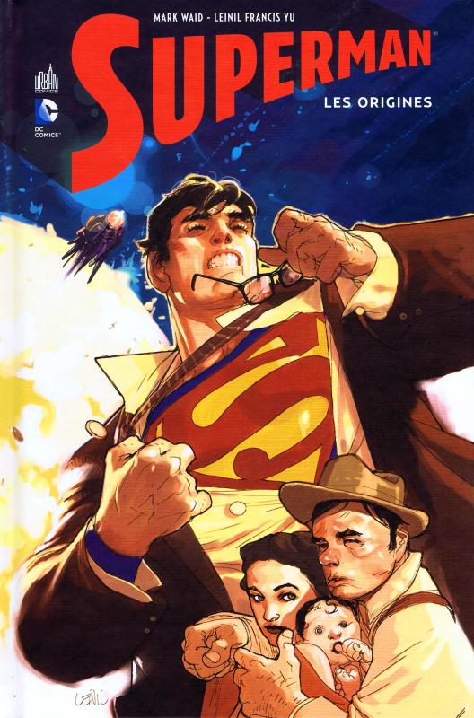 Superman - Les origines, comics chez Urban Comics de Waid, Guedes, Kolins, Yu, Alanguilan, Schwager, McCraw, McCaig