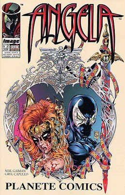  Planète Comics – Revue V 2, T2 : Angela (0), comics chez Semic de Gaiman, Capullo, Olyoptics, Broeker, Oliff