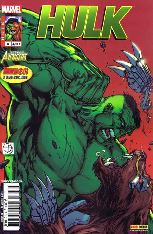  Hulk – Revue V 2, T8 : Entretenir la rage (0), comics chez Panini Comics de Aaron, Parker, Remender, Scalera, Raney, Shalvey, Pagulayan, Wilson, Staples, Martin jr, Davis