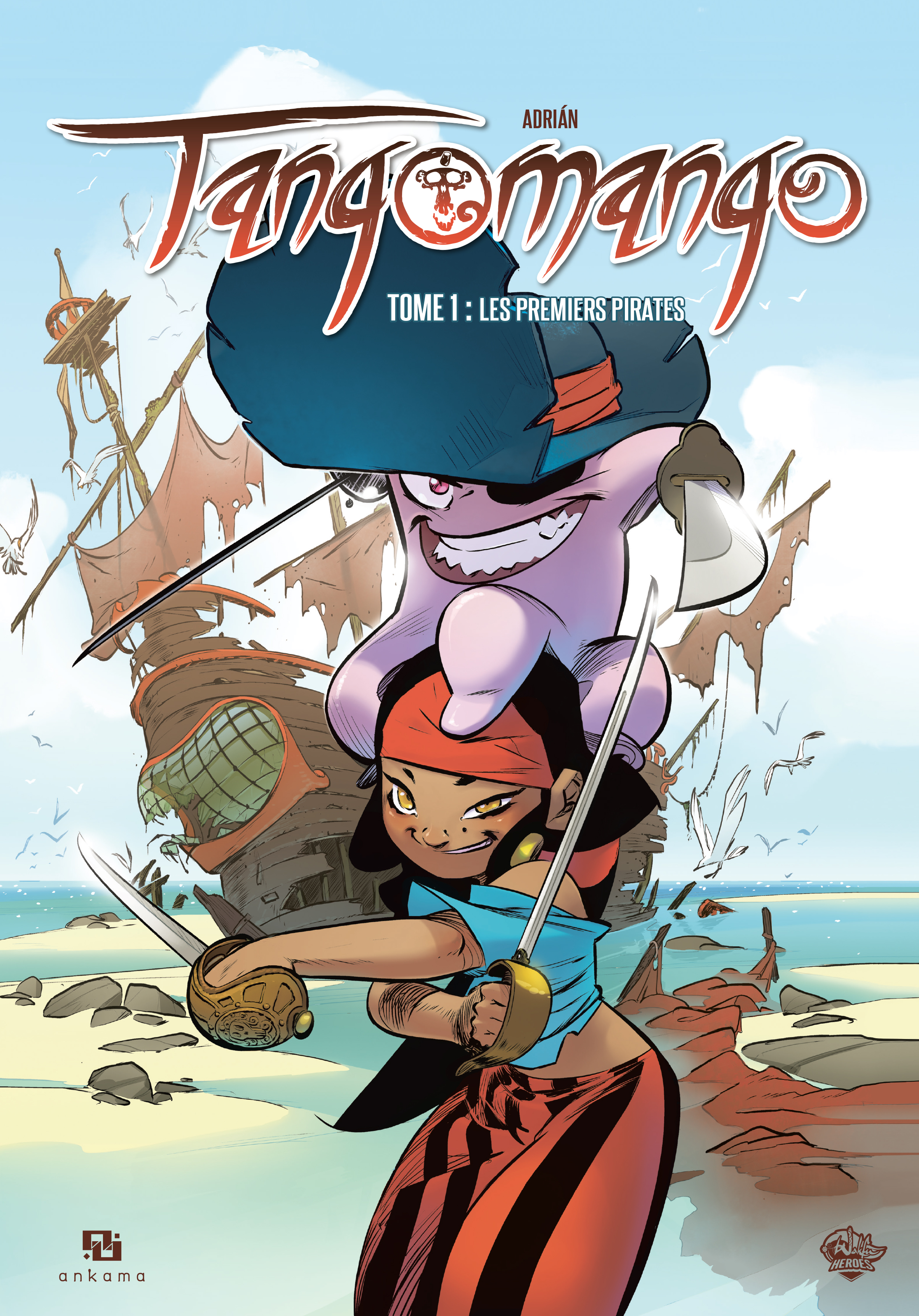  Tangomango T1 : Les nouveaux pirates (0), bd chez Ankama de Adrian