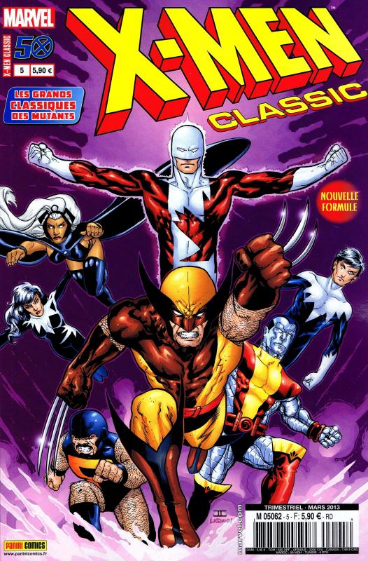 X-Men (revue) – Classic, T5 : Les survivants (0), comics chez Panini Comics de Raab, Claremont, Cassaday, Byrne, Wein, Oliff, Wright, Yanchus