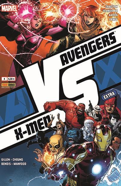  Avengers vs X-Men – Extra, T4 : Vs (3/3) (0), comics chez Panini Comics de Gillen, Bendis, Fraction, Aaron, Yu, Mahfood, Raney, Cheung, Alanguilan, Curiel, Charalampidis, Gho