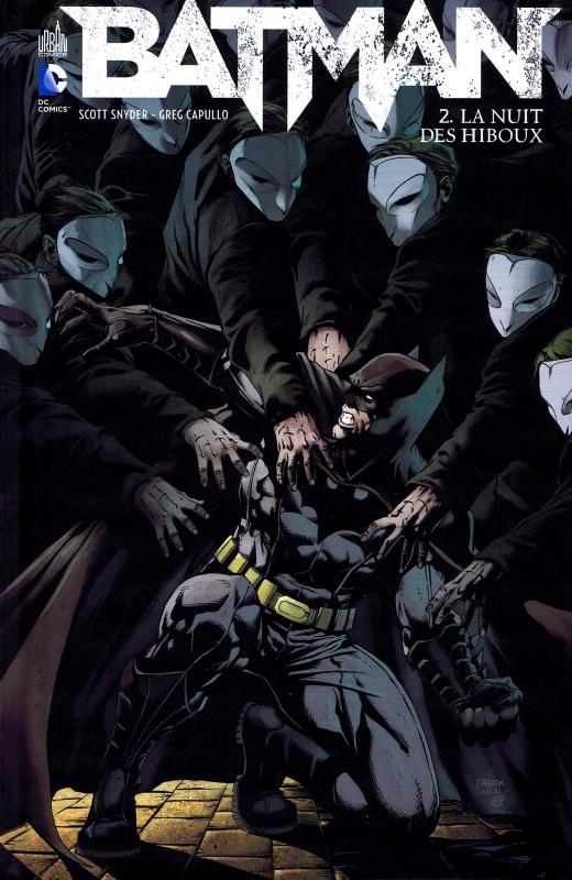  Batman – New 52, T2 : La nuit des hiboux (0), comics chez Urban Comics de Snyder, Tynion IV, Becky Cloonan, Clarke, Capullo, Glapion, Albuquerque, Fabok, FCO Plascencia, Steigerwald, McCaig