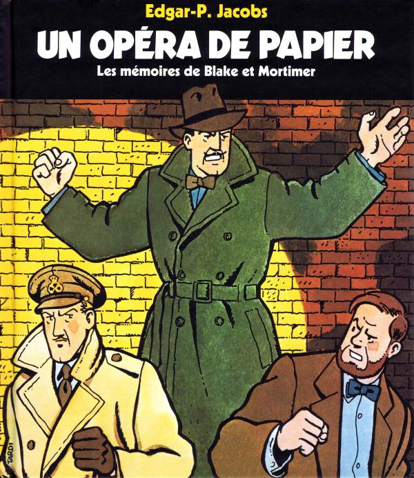Un Opéra de papier, bd chez Gallimard de Jacobs