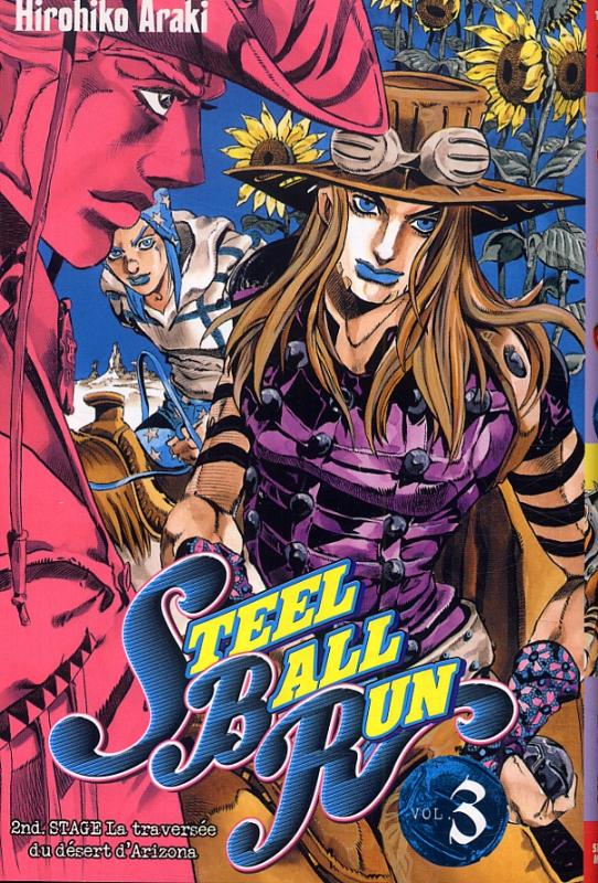  Steel ball run T3, manga chez Tonkam de Araki