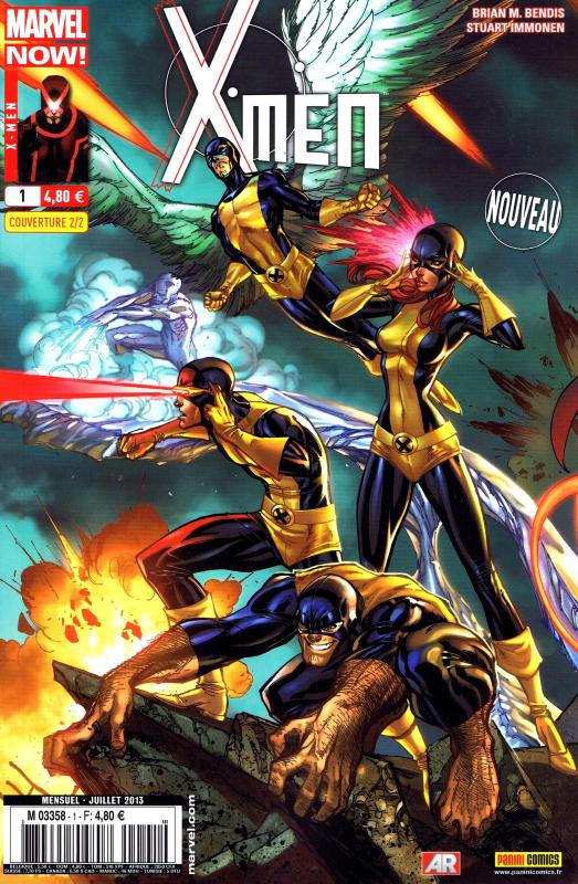  X-Men (revue) – V 4, T1 : Marvel Now ! - Une nouvelle révolution (0), comics chez Panini Comics de Bendis, Hopeless, Bachalo, Immonen, Larroca, Gracia, d' Armata, Vey